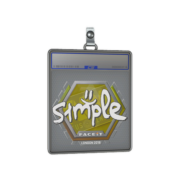 Sticker Slab | s1mple | London 2018