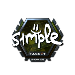 Sticker | s1mple (Foil) | London 2018