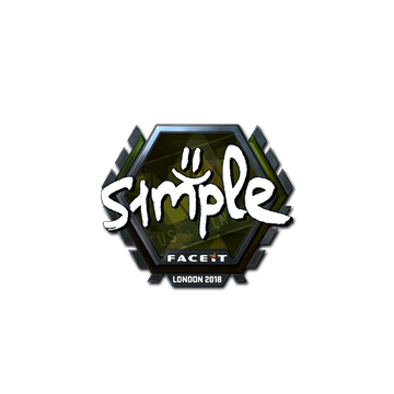 Sticker | s1mple (Foil) | London 2018