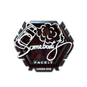Sticker | somebody (Foil) | London 2018