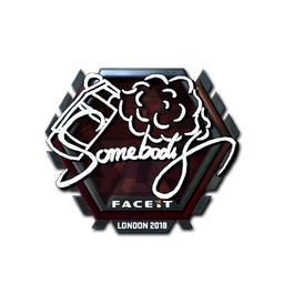 Sticker | somebody (Foil) | London 2018