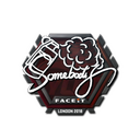 Sticker | somebody | London 2018