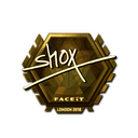 Sticker | shox (Gold) | London 2018