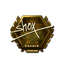 Sticker | shox (Gold) | London 2018