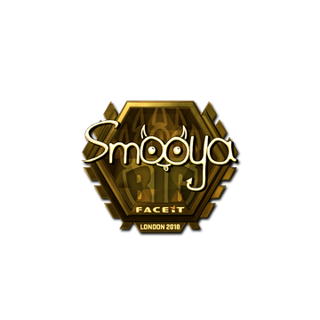 Sticker | smooya (Gold) | London 2018