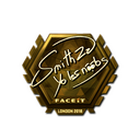 Sticker | SmithZz (Gold) | London 2018