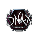 Sticker | Snax (Foil) | London 2018