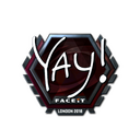 Sticker | yay (Foil) | London 2018