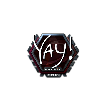 Sticker | yay (Foil) | London 2018