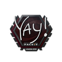 Sticker | yay | London 2018
