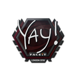 Sticker | yay | London 2018
