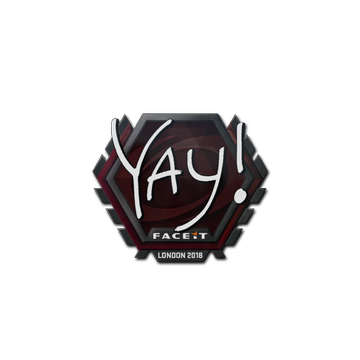 Sticker | yay | London 2018