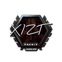 Sticker | Xizt (Foil) | London 2018