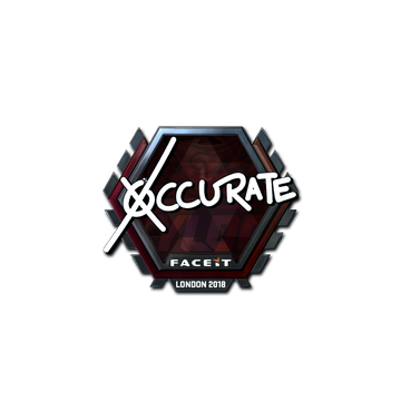 Sticker | xccurate (Foil) | London 2018