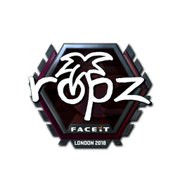 Sticker | ropz (Foil) | London 2018