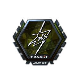 Sticker | Zeus (Foil) | London 2018
