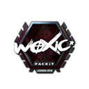 Sticker | woxic (Foil) | London 2018