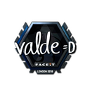 Sticker | v4lde (Foil) | London 2018