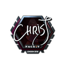 Sticker | chrisJ (Foil) | London 2018