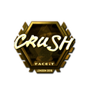 Sticker | crush (Gold) | London 2018