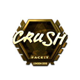 Sticker | crush (Gold) | London 2018