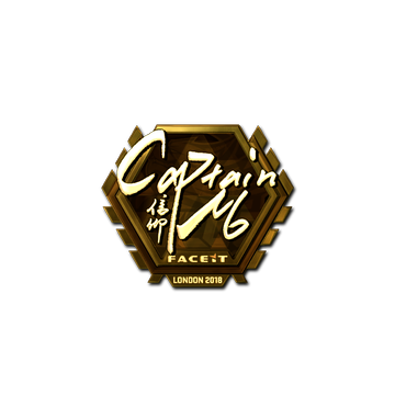 Sticker | captainMo (Gold) | London 2018