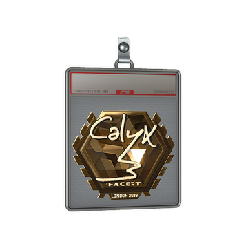 Sticker Slab | Calyx (Gold) | London 2018