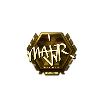Sticker | MAJ3R (Gold) | London 2018