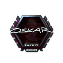 Sticker | oskar (Foil) | London 2018