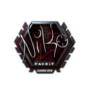 Sticker | NiKo (Foil) | London 2018