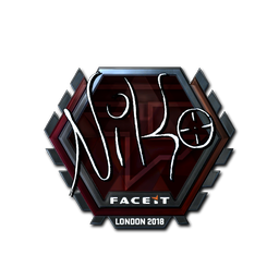 Sticker | NiKo (Foil) | London 2018