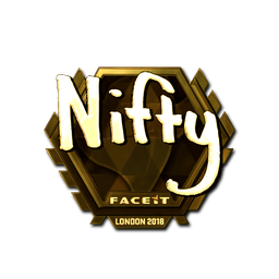 Sticker | Nifty (Gold) | London 2018