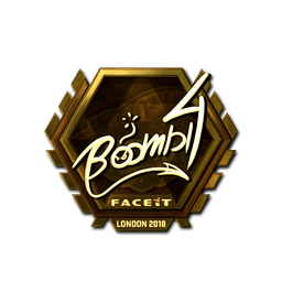 Sticker | Boombl4 (Gold) | London 2018