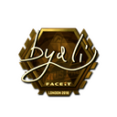 Sticker | byali (Gold) | London 2018