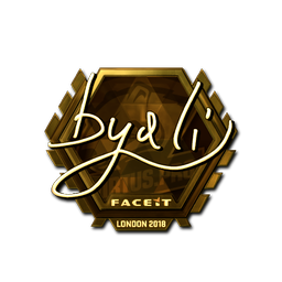 Sticker | byali (Gold) | London 2018