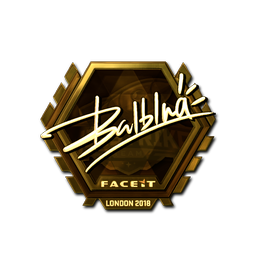 Sticker | balblna (Gold) | London 2018