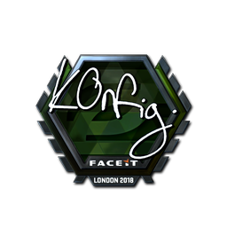 Sticker | k0nfig (Foil) | London 2018