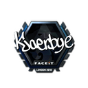Sticker | Kjaerbye (Foil) | London 2018