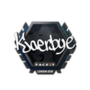 Sticker | Kjaerbye | London 2018