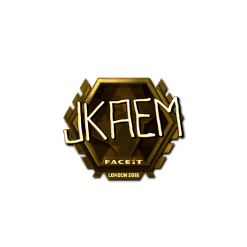 Sticker | jkaem (Gold) | London 2018
