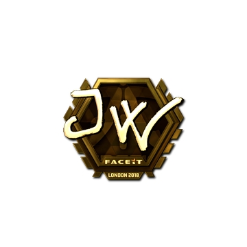 Sticker | JW (Gold) | London 2018