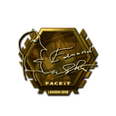 Sticker | Edward (Gold) | London 2018