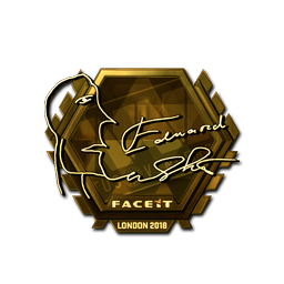 Sticker | Edward (Gold) | London 2018