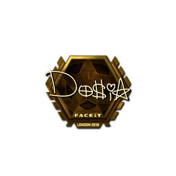 Sticker | Dosia (Gold) | London 2018