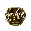 Sticker | device (Gold) | London 2018