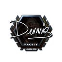Sticker | dennis (Foil) | London 2018