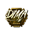 Sticker | Dima (Gold) | London 2018