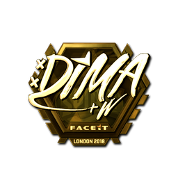 Sticker | Dima (Gold) | London 2018