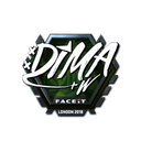 Sticker | Dima (Foil) | London 2018