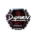 Sticker | dupreeh (Foil) | London 2018